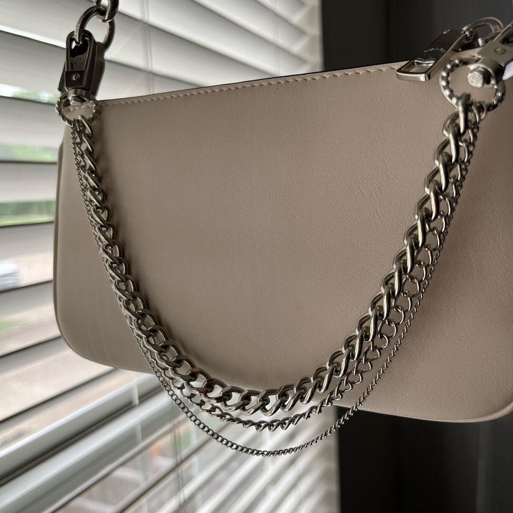 Handmade Silver Tone 3 Layered Chain Bag Charm